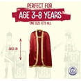 thumbnail image 4 of Liontouch - Roman Legionary Cape | 3-8 Years - One Size | Historical Soldier Dress Up Accessory, 4 of 5