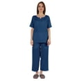 thumbnail image 1 of Inkmeso Ensemble de Pyjama à Manches Courtes pour Femmes T-Shirt Henley & Ensemble de Pyjama, 1 of 7