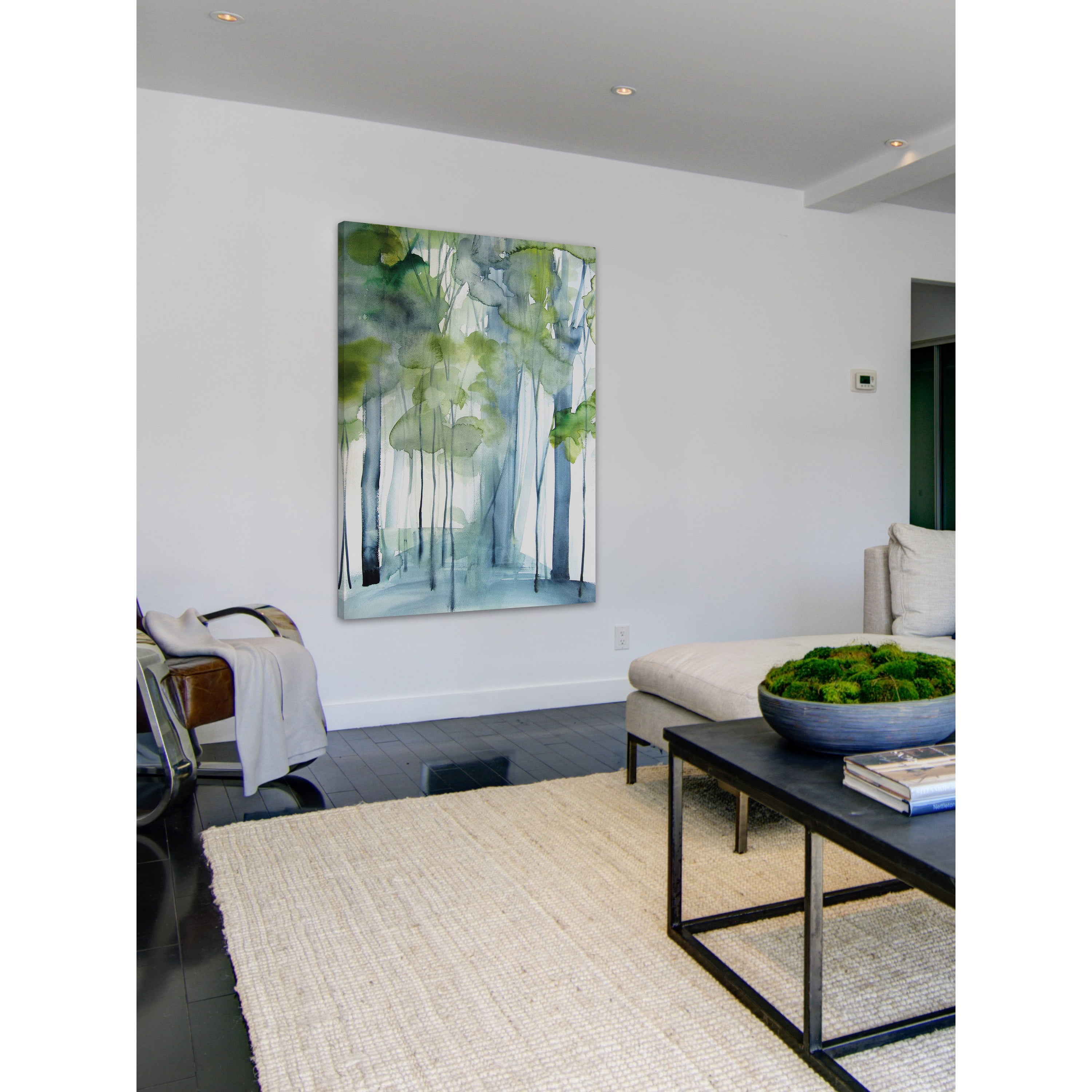 Marmont Hill "New Growth" by Christine Lindstrom Painting Print on Wrapped Canvas