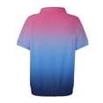 thumbnail image 6 of Yubnlvae 2025 Women's Trendy Summer Collared Blouses - Short Sleeve, Wrinkle-Resistant, Lightweight for Vacation & Office Casual Blue L, 6 of 7