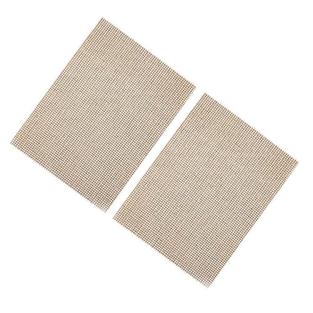 Here's a refined and professional product description for your **2pcs BBQ Mesh Mat Non Stick Grill Liners**:\n\n \n\n**2pcs BBQ Mesh Mats – Non Stick