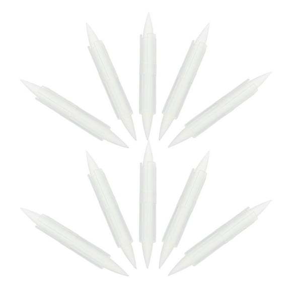 GOOHOCHY  10 Pcs Permanent Marker Pen Points Sketching Supplies White