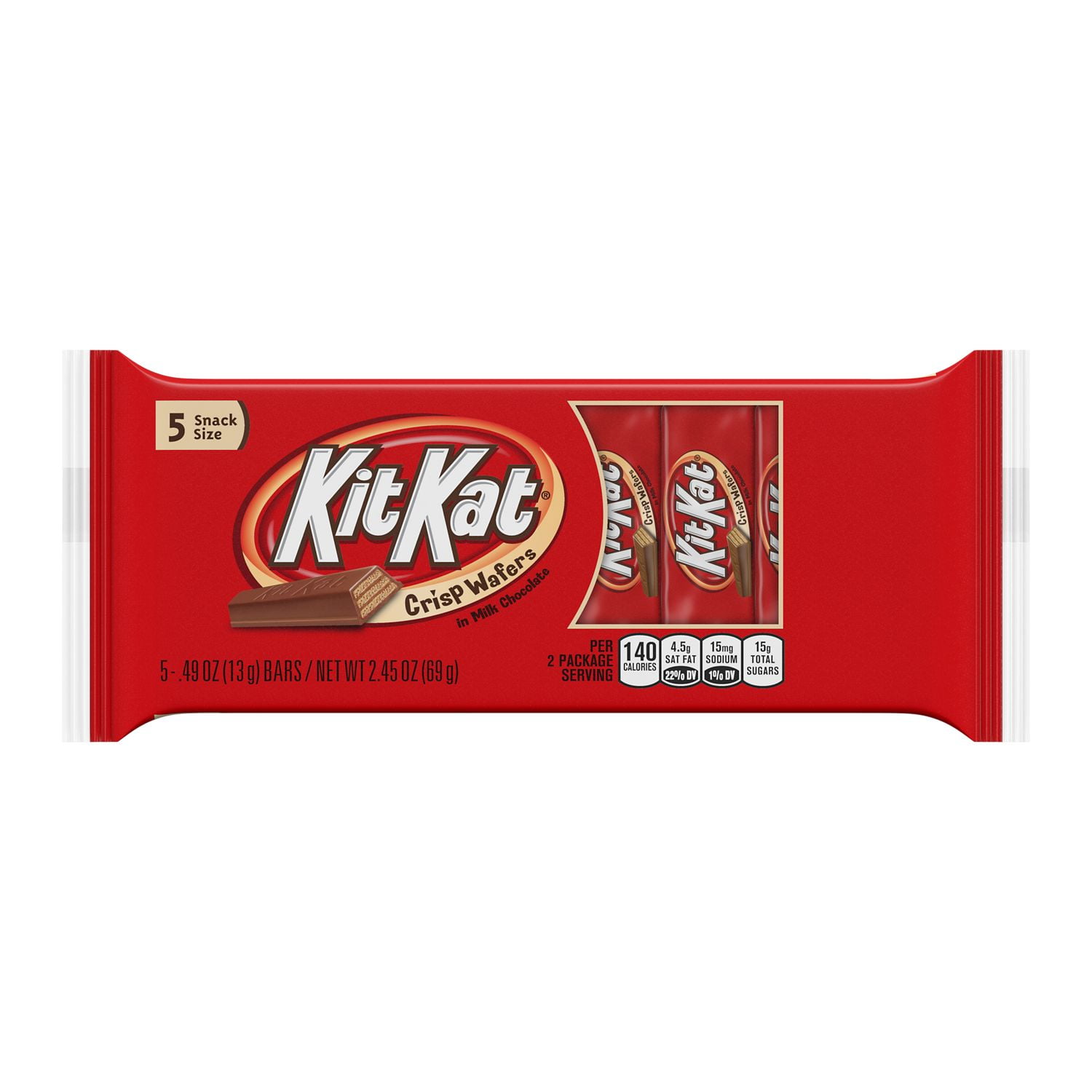 KIT KAT®, Milk Chocolate Snack Size Wafer Candy, Individually Wrapped