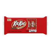 KIT KAT® Milk Chocolate Snack Size Wafer Candy, Individually Wrapped, 0.49 oz, Bars (5 Count)
