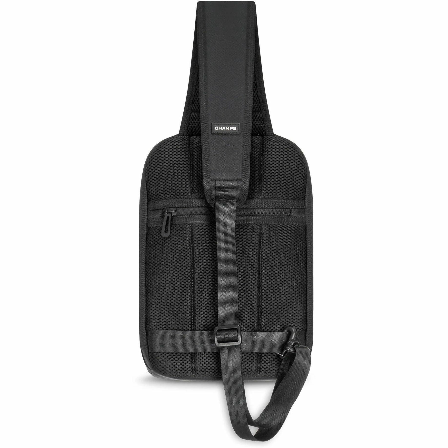 Champs Onyx Carrying Case (Sling) for 11" Tablet, Black