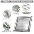 thumbnail image 3 of Livease Drain Hair Catcher, 4,8" Universal Shower Strainer, Hair Stopper, Drain Cover for Bathroom, 3 of 7