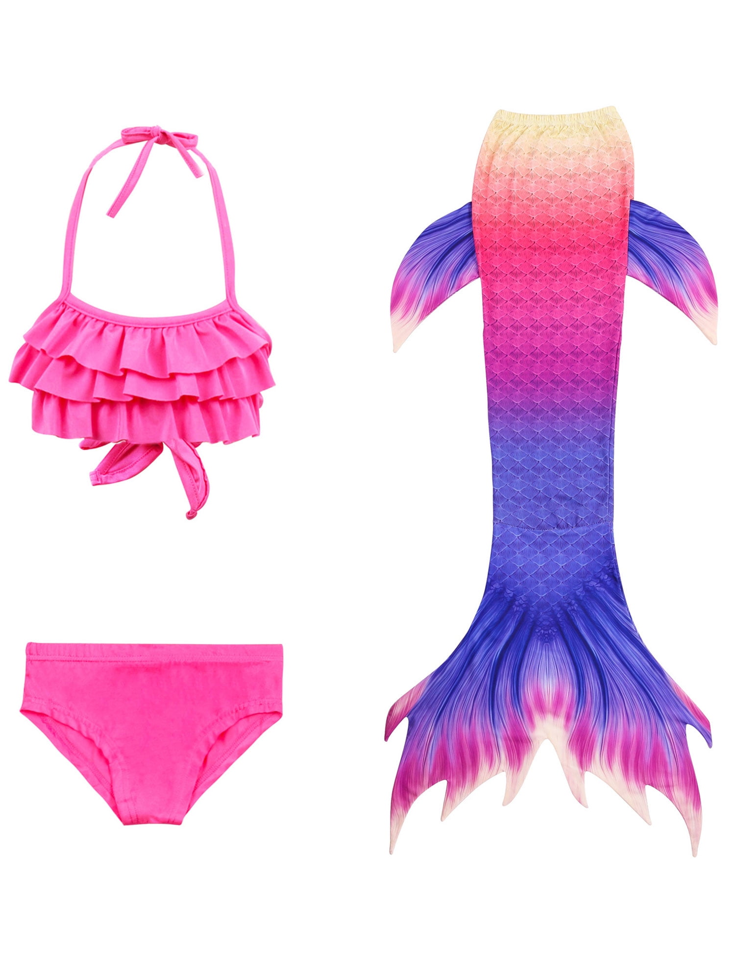 walmart girls mermaid bathing suit