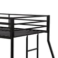 thumbnail image 4 of Furniture of America Veric Kids Twin Over Full Low Profile Bunk Bed, Black, 4 of 14