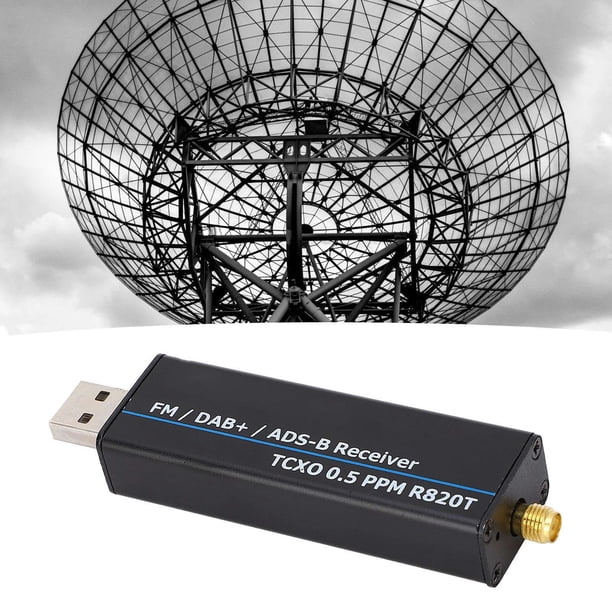 RTL SDR, Entrada De Antena Independiente 100KHz A 1766MHz 0,5 PPM TCXO RTL SDR Receptor Para Banda De Aviación