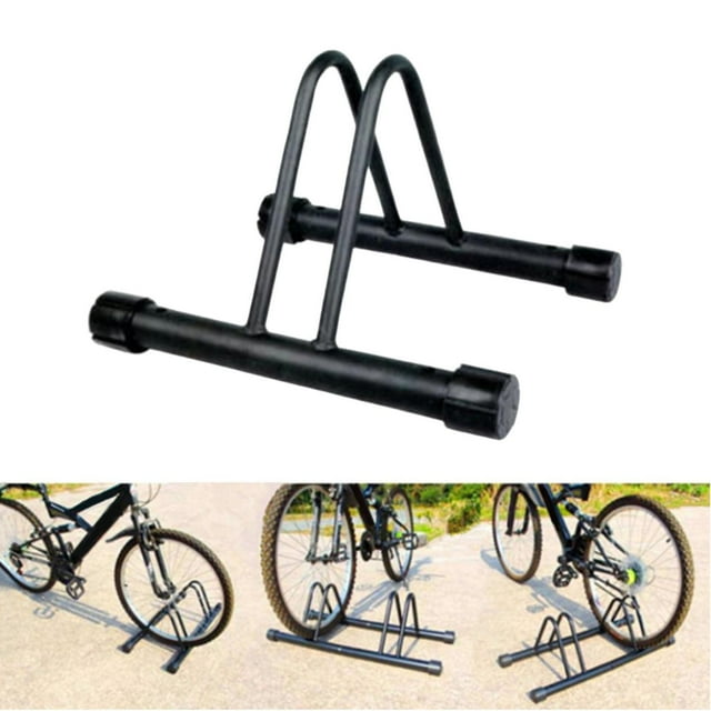 Becaristey Support de Stationnement pour Bicyclette et Vélo, Rangement, Support de Plancher pour Vélos, Porte-Support, Support, Noir, 1 Support de Vélo, Porte-Support