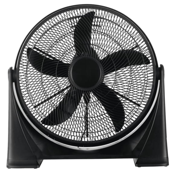 Pelonis 20" 3-Speed Lightweight Air Circulator Floor Fan with Wall Mount Option, FB50-17H, New, Black
