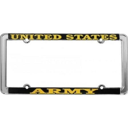 United States Army Thin Rim Chrome License Plate Frame