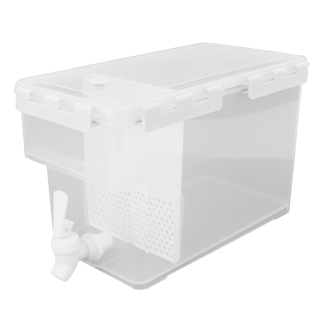 Hervidor de agua fría para refrigerador, hervidor de agua multifunción de gran capacidad con filtro de 6 l, blanco