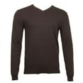 thumbnail image 2 of Daniel K Men's Sweatshirt V-Neck Long Sleeve Pullover Knit Rib Cuff Sweatshirt, Yellow, M, 2 of 8
