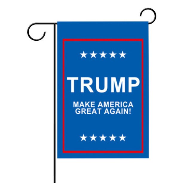 Ounissouiy Bandera de Donald Trump 2020 Banderas electorales del presidente Trump Keep America Gran decoración Bandera Bandera 30 * 45 cm Banderas y pancartas para exteriores No.02