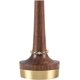 thumbnail image 1 of Soporte de anillo de madera de nogal para joyería, soporte de exhibición de anillo de dedo de boda de compromiso de cono para hombres y mujeres, 1 of 5