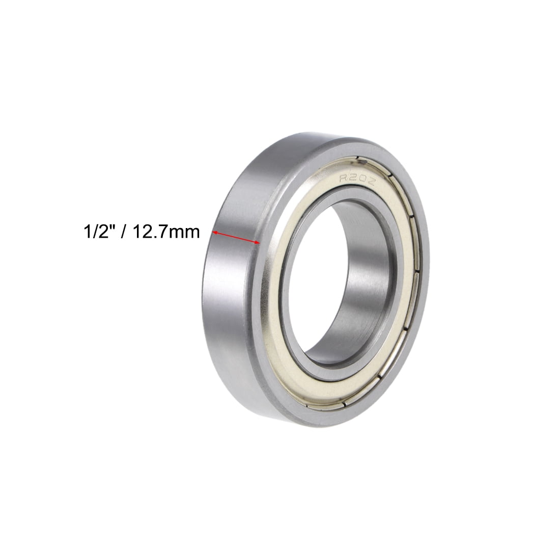 Unique Bargains R20ZZ Deep Groove Ball Bearing 1-1/4" x 2-1/4" x 1/2" Shielded