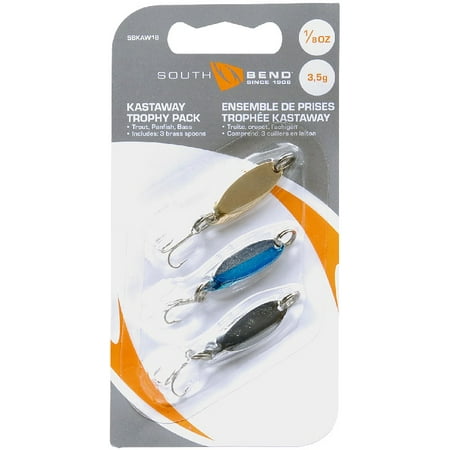 South Bend Kastaway Trophy Spoons, 1/8 oz