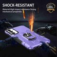 thumbnail image 5 of Dteck for Samsung Galaxy A15 5G Phone Case, Shockproof Built Magnetic Ring Kickstand Durable Military Grade Heavy Duty  Phone Case for Galaxy A15 Cover Case, Purple, 5 of 11
