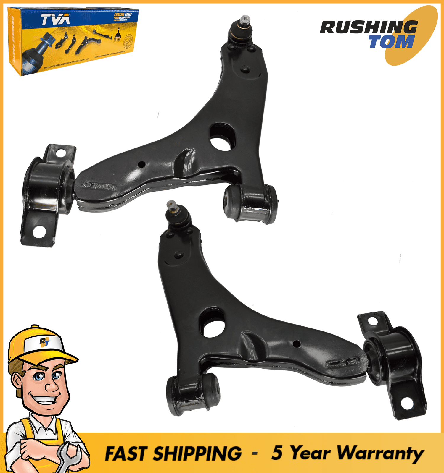 2 Front Lower Control Arm & Ball Joint Kit for 2005 2006 20072011 Ford