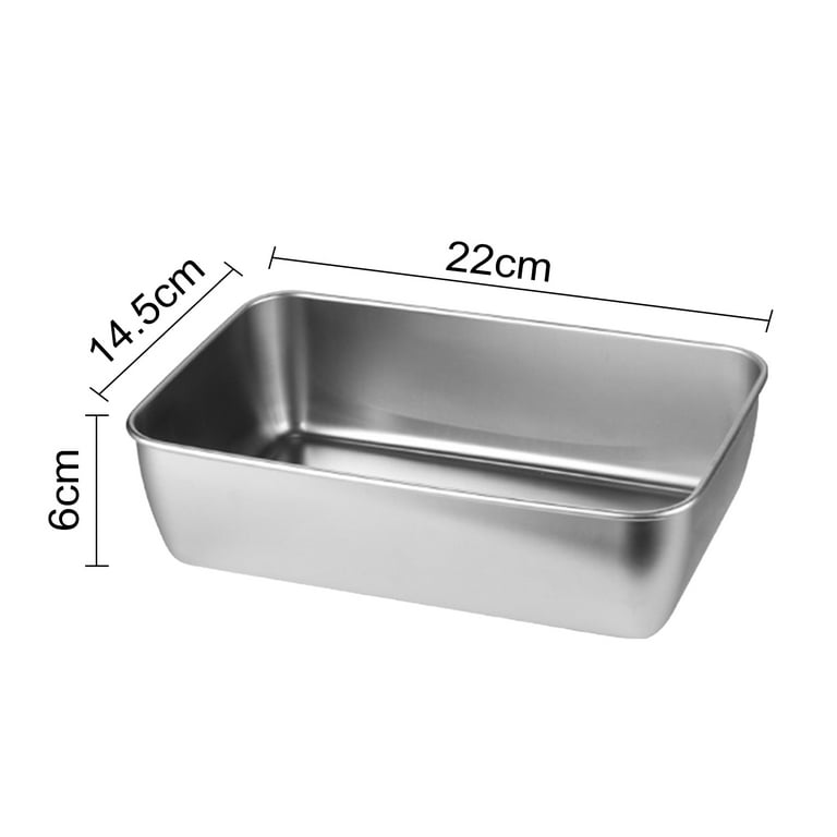 xeoereki Stainless Steel Loaf Pan High-quality Bread Pan 1/2/3