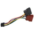 thumbnail image 2 of Radio Harness Connector Adapter, Heat Resistant Pre Stripped ABS Plastic Molded Standard Easy Installation ISO Wiring Harness Plug  for CD Player, 2 of 7