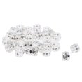 thumbnail image 4 of 60x Plata Ajustable Beads Trenzas Pinzas Para El Cabello Puños De Metal Tubos, 4 of 9