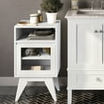 thumbnail image 2 of Draper 29.9 inch H x 16.9 inch W Floor Storage Bath Cabinet in Pure White, 2 of 10