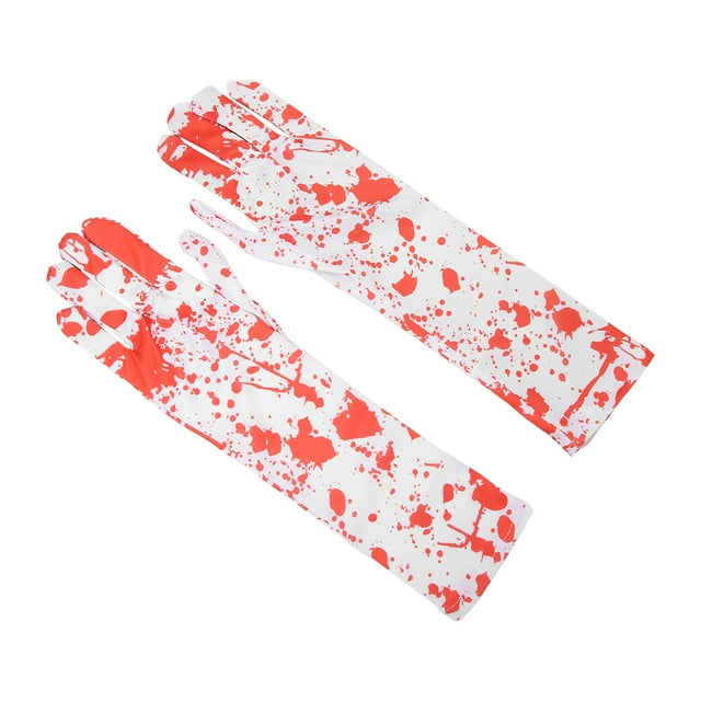 Guantes salpicados de sangre guantes ensangrentados suaves para carnaval ANGGREK Otros