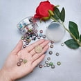 thumbnail image 3 of 100pcs Mixed Color Pave Crystal Clay Beads Rhinestone Large Hole European Charms Beads fit Bracelet Jewelry Making, 3 of 6