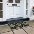 thumbnail image 6 of Addison Rugs Chantille Indoor/Outdoor Traditional Medallions Black Washable Rectangle Rug, 1'8" x 2'6", 6 of 6