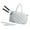 Light Grey, variant on Practical Water Resistant Sports Gym Bag with Dedicated Tennis Gear Compartments for Active Women