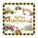 thumbnail image 2 of Juego de vajilla desechable para fiesta de cumpleaños con temática de excavadora, vajilla decorativa de papel, vajilla desechable, 2 of 4