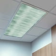 thumbnail image 2 of 3 Pack Green Ombre Striped Fluorescent Light Covers for Ceiling Lights Modern Abstract Art Magnetic Ceiling Light Covers Overhead Light Filters for Office Classroom Home, 2 of 9
