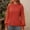 Watermelon Red, variant on Itsame Women Knitted Sweater Crew Neck Pullover Sweatershirt Long Sleeves Solid Color Relaxed Sweatshirts Gray Size 2XL