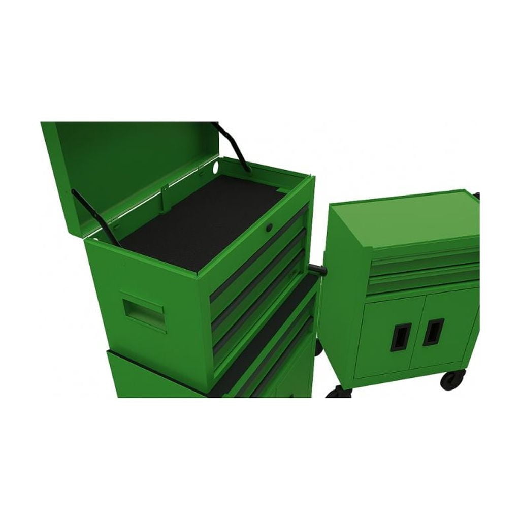 Hyper Tough 20-Inch Heavy Duty Steel Tool Chest, 300 lbs Capacity, Green