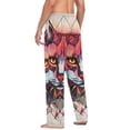 thumbnail image 5 of JSTEL Cat Head Art Men's Sleepwear Mens Pajama Pants Bottoms with Pockets, M, 5 of 6