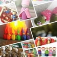 thumbnail image 4 of 20Pcs Unfinished Wooden Peg Dolls Bodies 3.3CM Natural Wood Unpainted Puppets Blank Decorative Figures People for Painting DIY Arts Crafts Home Party Dollhouse Decorations, 4 of 8