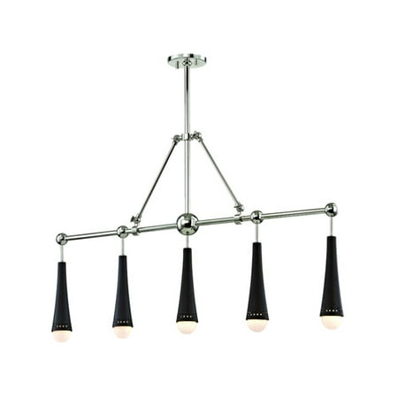 

Hudson Valley Lighting 2125 Tupelo 5 Light 42 Wide Led Linear Chandelier - Black
