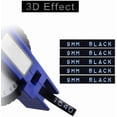 thumbnail image 3 of 10Pk For Dymo Organizer Xpress Label Maker 3D Embossing Tape 520109 Black 3/8", 3 of 5
