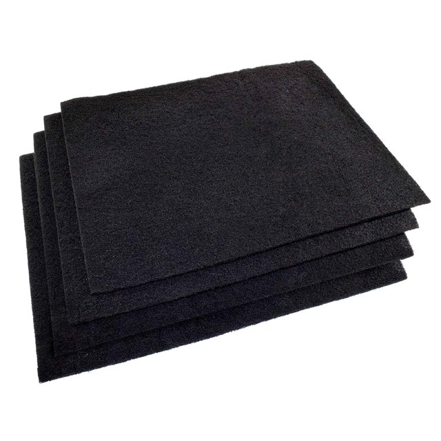HQRP 4-pack Activated Carbon Filter for Honeywell HPA090, HPA094, HPA100, HPA104, HPA105, HPA106, HA090, HA100, HA106 Air Purifiers (cut to fit) + HQRP Coaster