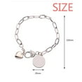 thumbnail image 2 of Dot S Art Modèle Coeur Chaîne Bracelet Bijoux Charme Mode, 2 of 3