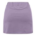thumbnail image 6 of Stamzod Athletic Skorts for Women Casual A Line Golf Tennis Skirt with Shorts Underneath Pockets High Waisted Mini Summer Skirt Purple-3 XL, 6 of 6