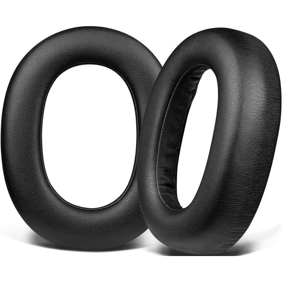 SOULWIT Professional Replacement Ear Pads Cushions for Jabra Elite 85h Wireless Over-Ear Headphones, Earpads with Soft Protein Leather, Noise Isolation Foam - Black