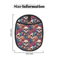 thumbnail image 3 of Sikiie colorful Skull rose Silicone Pot Holders, Oven Mitts Heat Resistant Hot Pads, Non Slip Pot Holder for Kitchen Baking and Cooking 9.4 x 7.5 Inches, 3 of 7