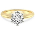 thumbnail image 5 of IGI Certified 4 Carat Round Shape Lab Grown Diamond Engagement Ring | 14K White Gold | Alora Solitaire Diamond Ring | FG-VS1-VS2 Quality Friendly Diamonds, 5 of 7