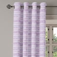 thumbnail image 2 of Ambesonne Watercolor Grommet Curtain, Triangles, 50" x 72", Violet Lilac White, 2 of 6