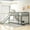 Gray, variant on Twin over twin bunk bed with convertible slide and ladder / Ideal for sleepovers and playrooms