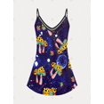 thumbnail image 2 of Top Sin Mangas de Talla Grande con Estampado de Galaxia Rosegal Camisetas sin mangas de talla grande, 2 of 5