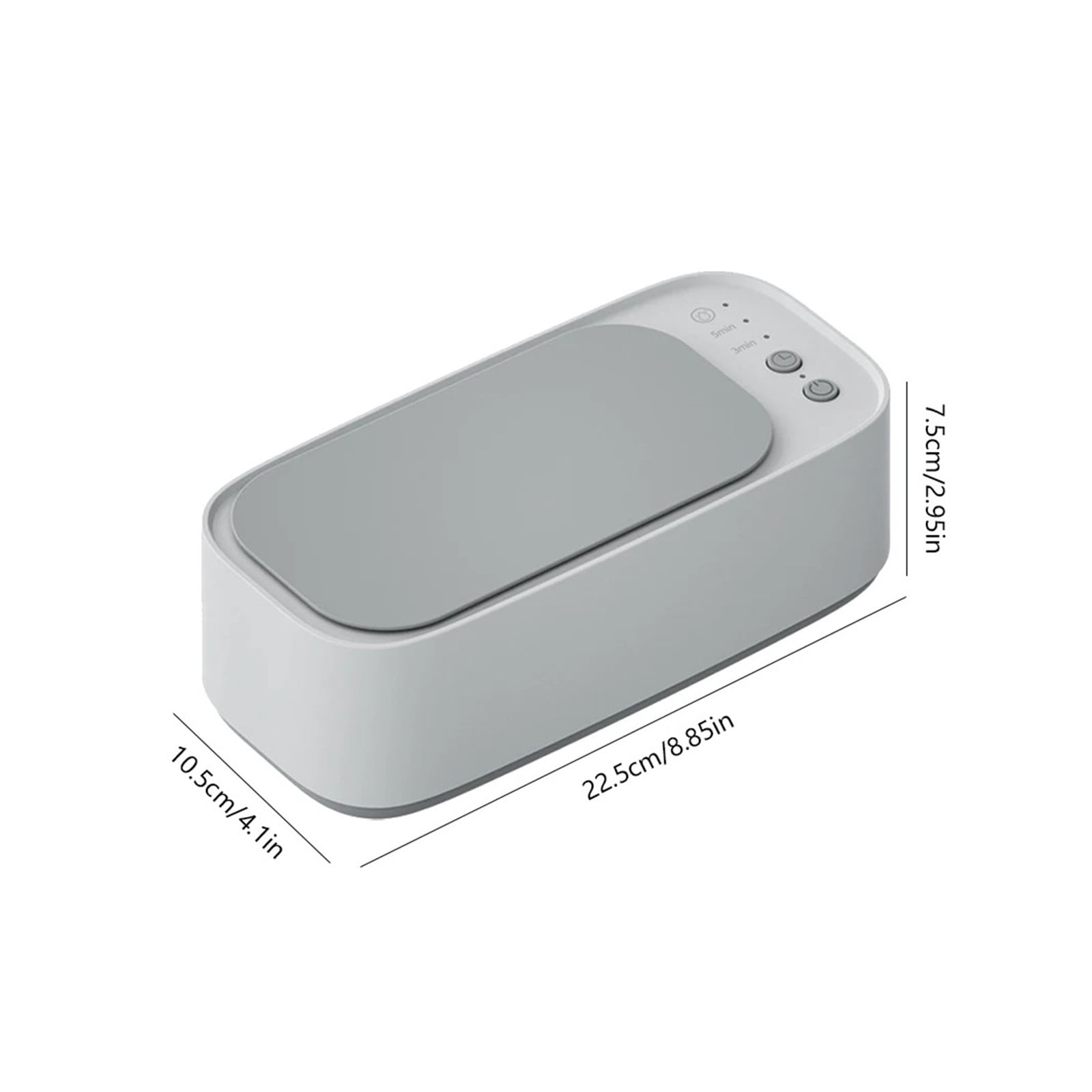 Portable Ultrasonic Cleaning Machine 45KHZ High Frequency Vibration Cleaner 360° Timing Washing